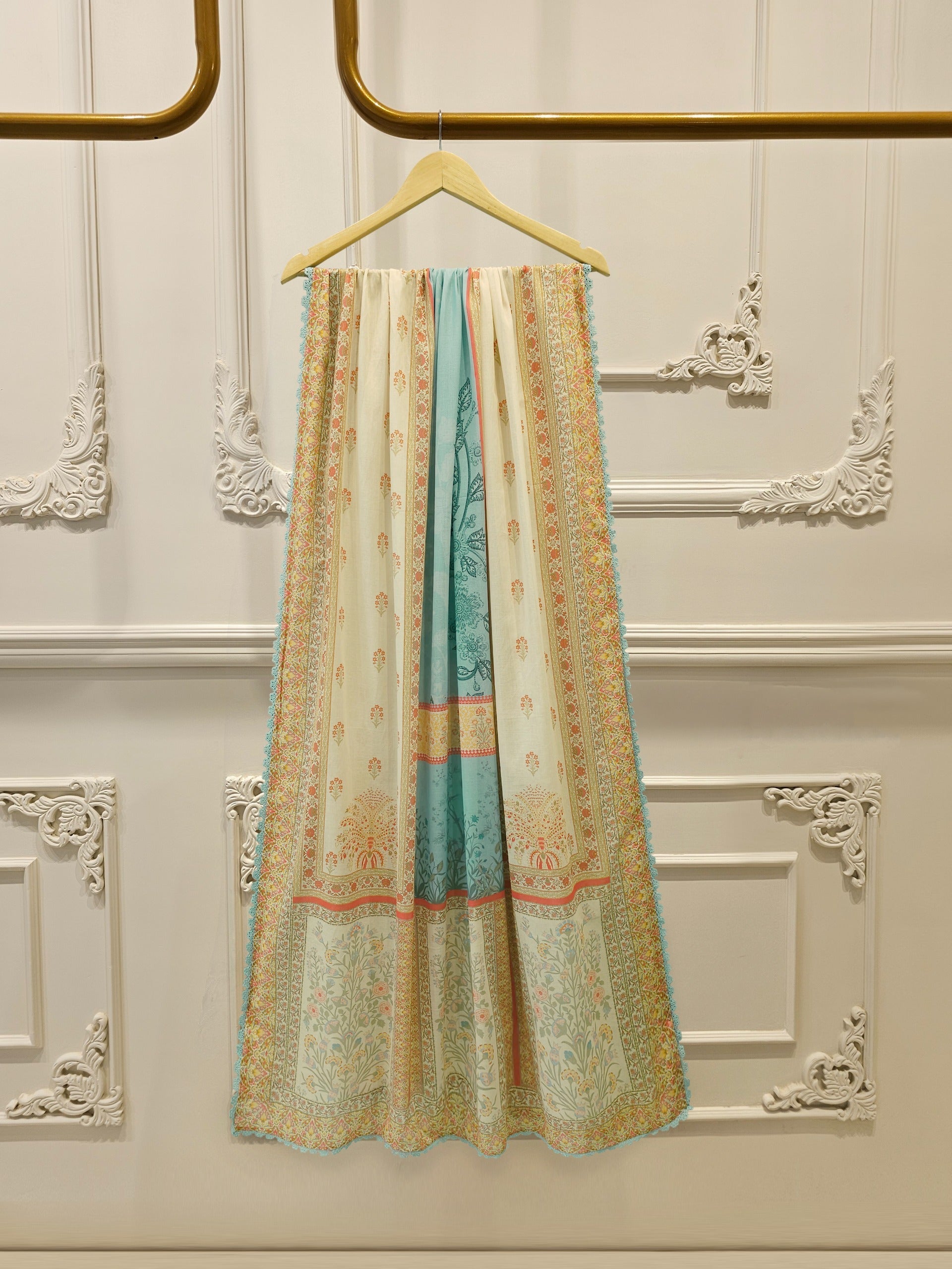 3 Piece - Embroidered Cambric Suit S113267