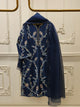 3 Piece- Pure Khadi Silk Embroidered Suit S113446