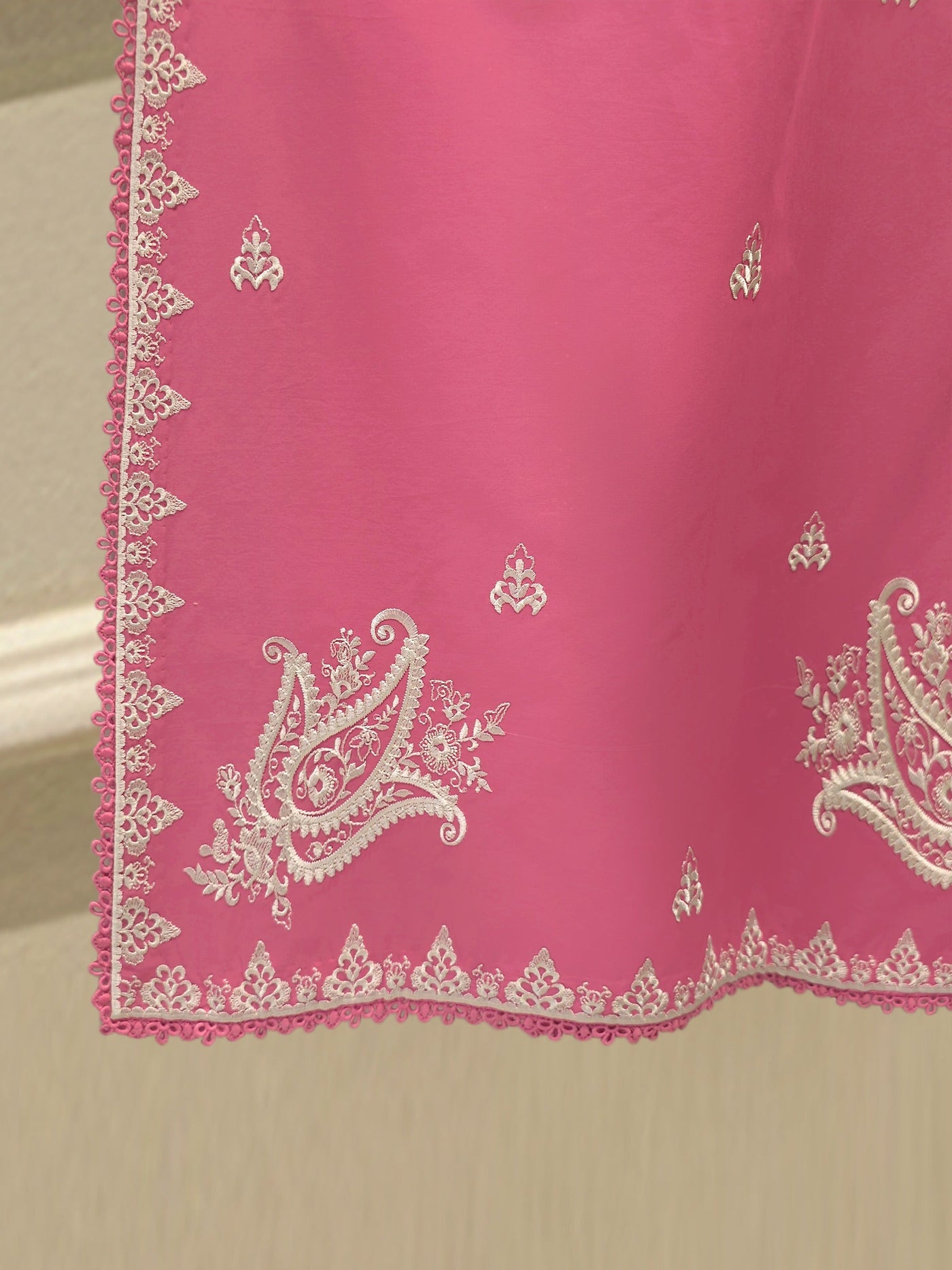 3 Piece - Pure Embroidered  Cambric Suit S113417