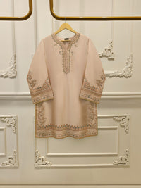 2 Piece- Pure Sheesha Silk Embroidered Suit S113620