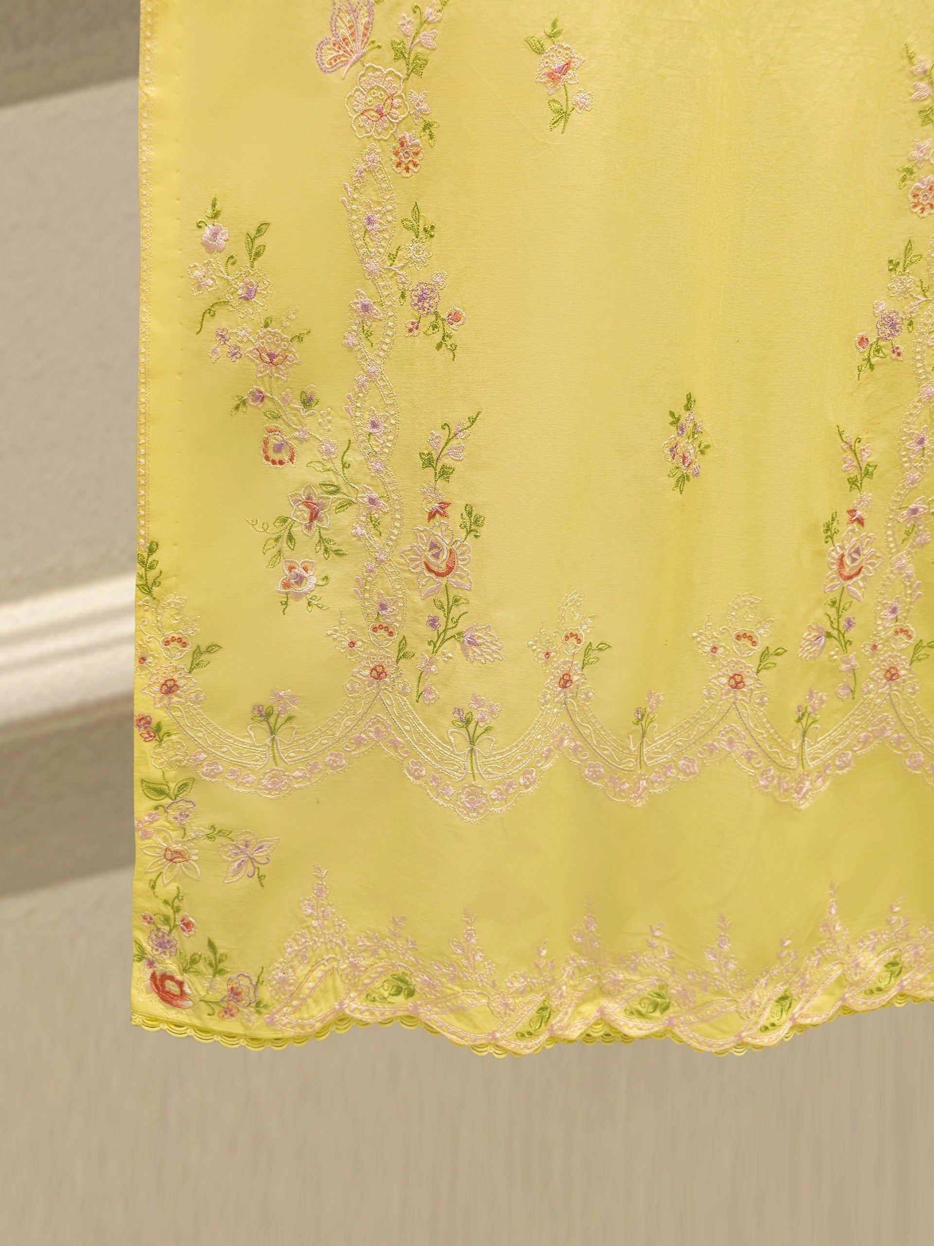 2 Piece - Embroidered Cambric Suit S113706