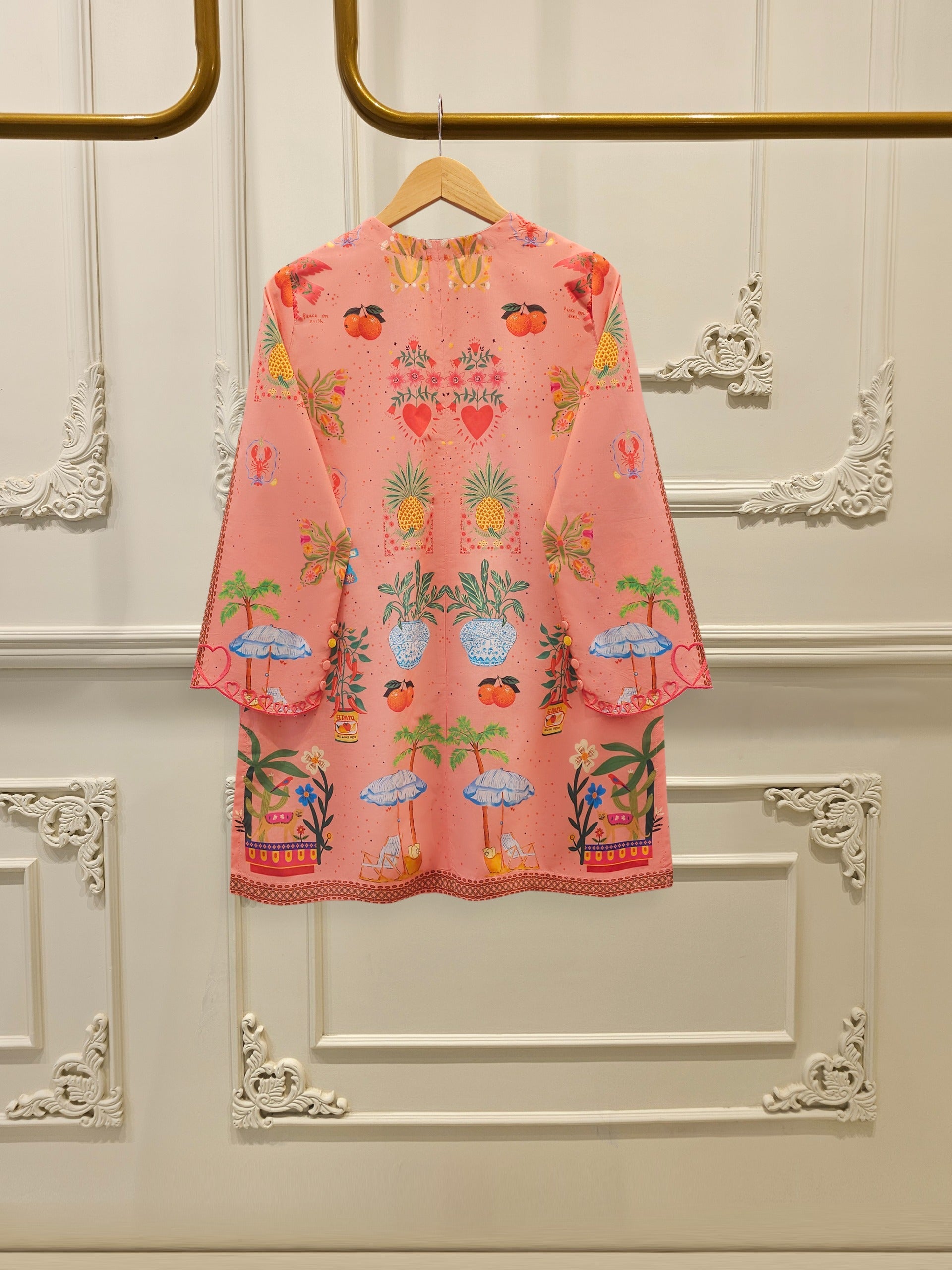 2 Piece - Digital Printed Cambric Suit WS00289