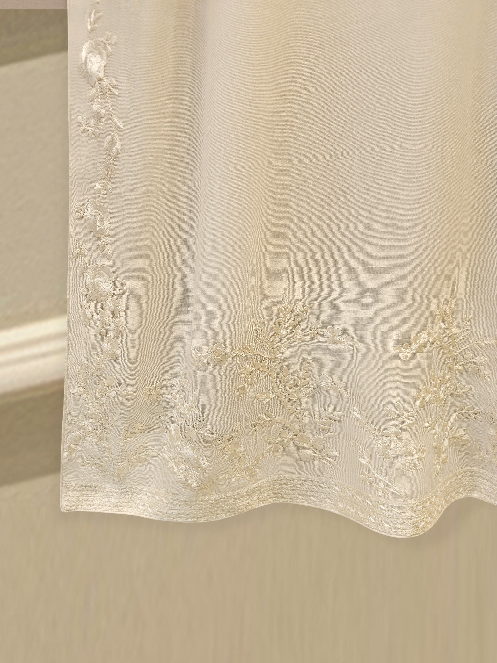 3 Piece - Pure Embroidered Cotton Net Suit S114054