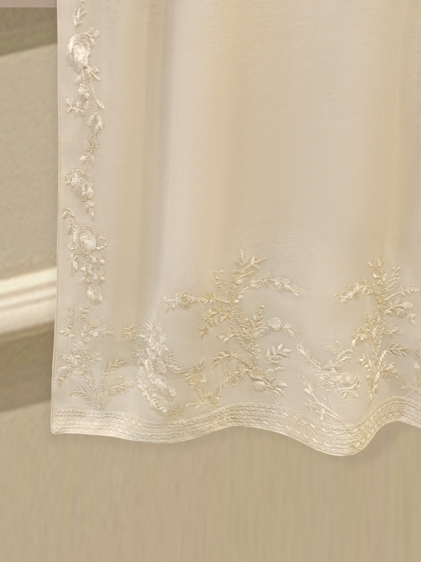 3 Piece - Pure Embroidered Cotton Net Suit S114054
