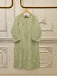 Pure Embroidered Sheesha Silk Shirt S114062