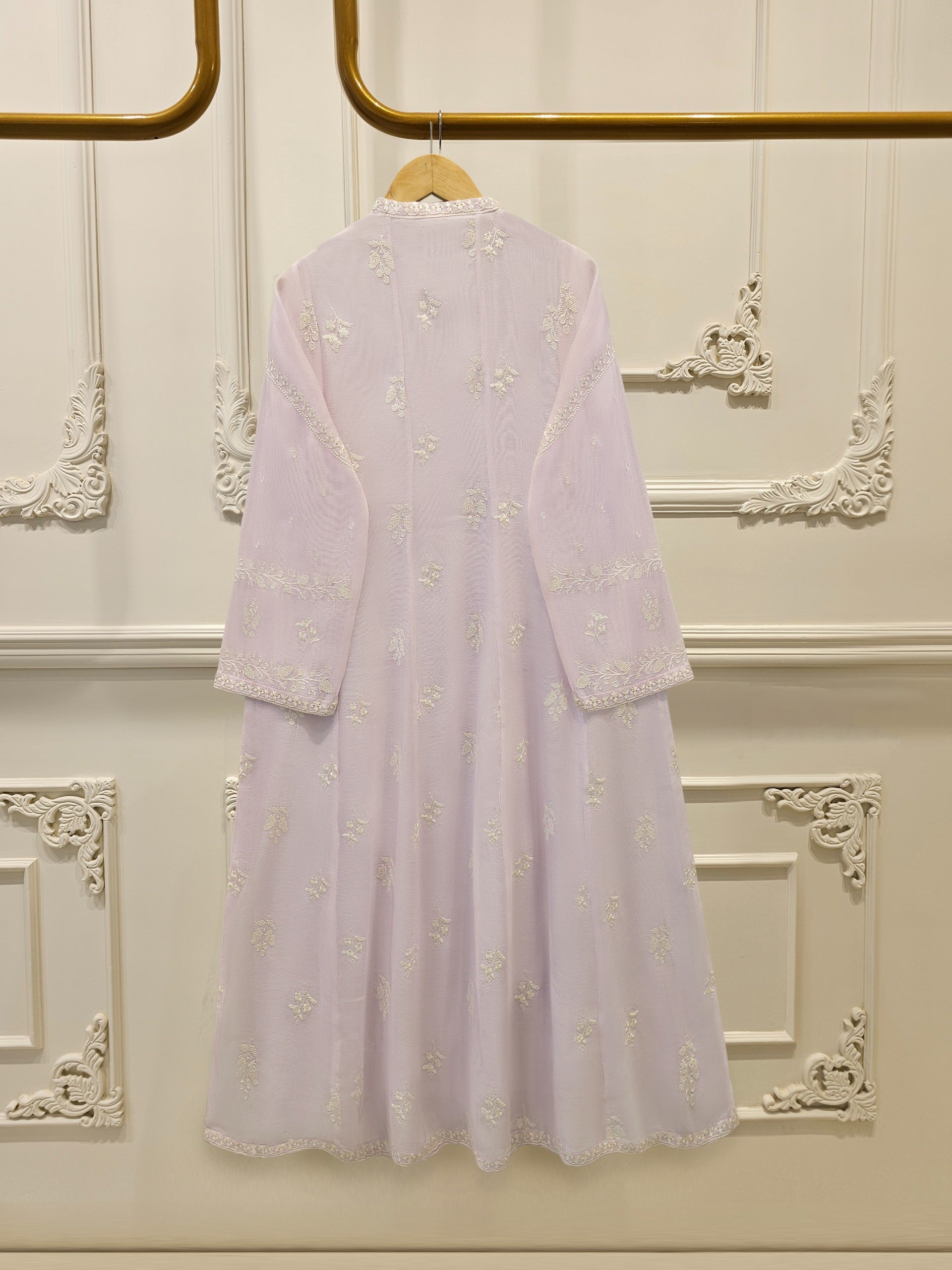 3 Piece - Pure Embroidered Cotton Net Suit S114216