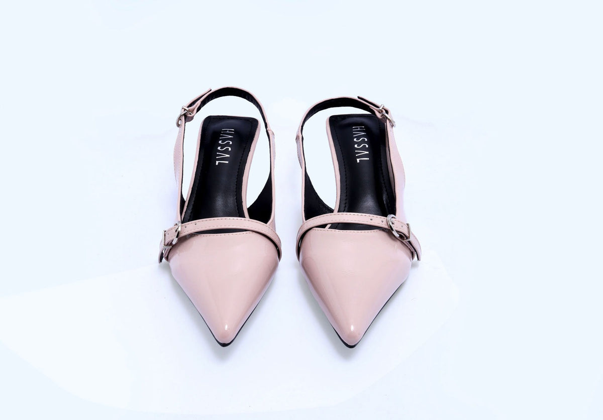 Maya Nude Strap Heel