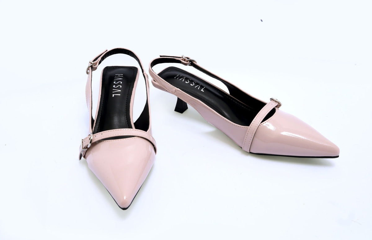 Maya Nude Strap Heel