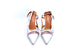 Ceylan White Mesh Bow Heel