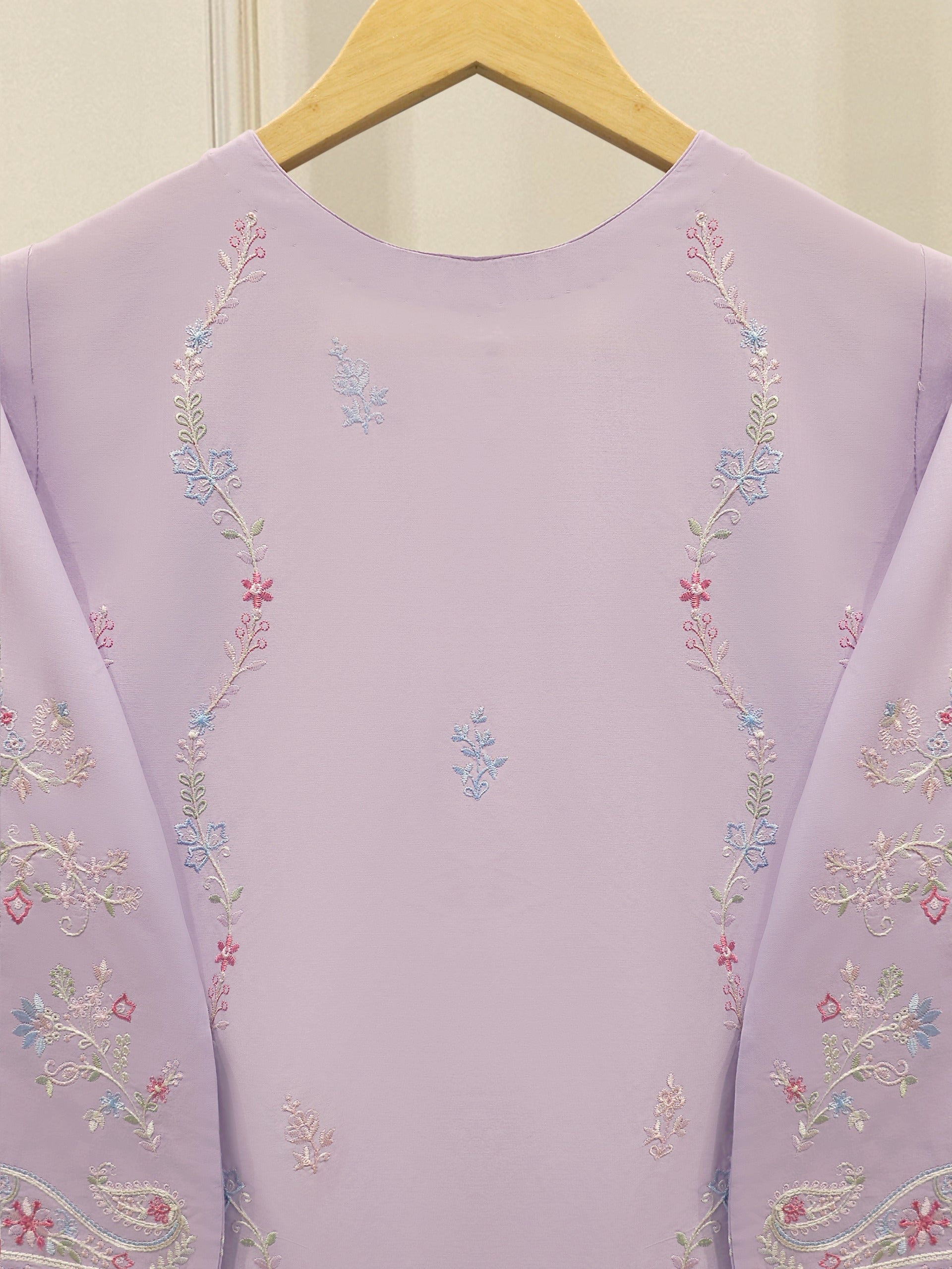 2 Piece - Embroidered Cambric Suit S114316