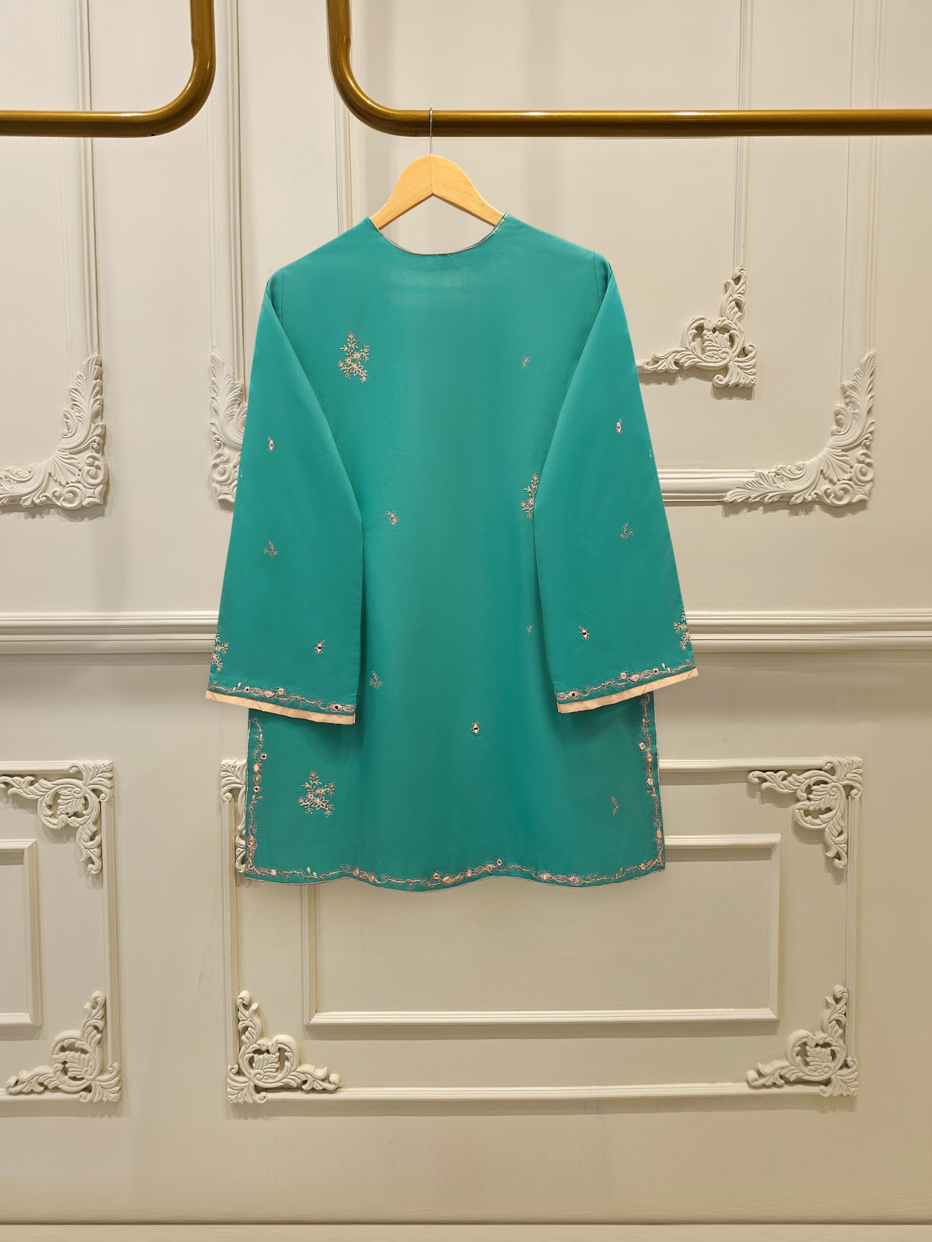 2 Piece - Embroidered Cambric Suit S114366