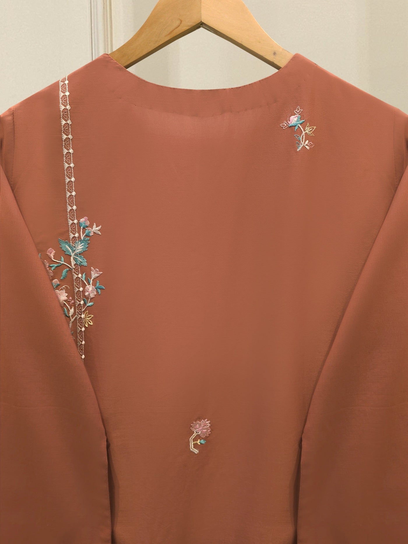 2 Piece - Embroidered Cambric Suit Ws00309