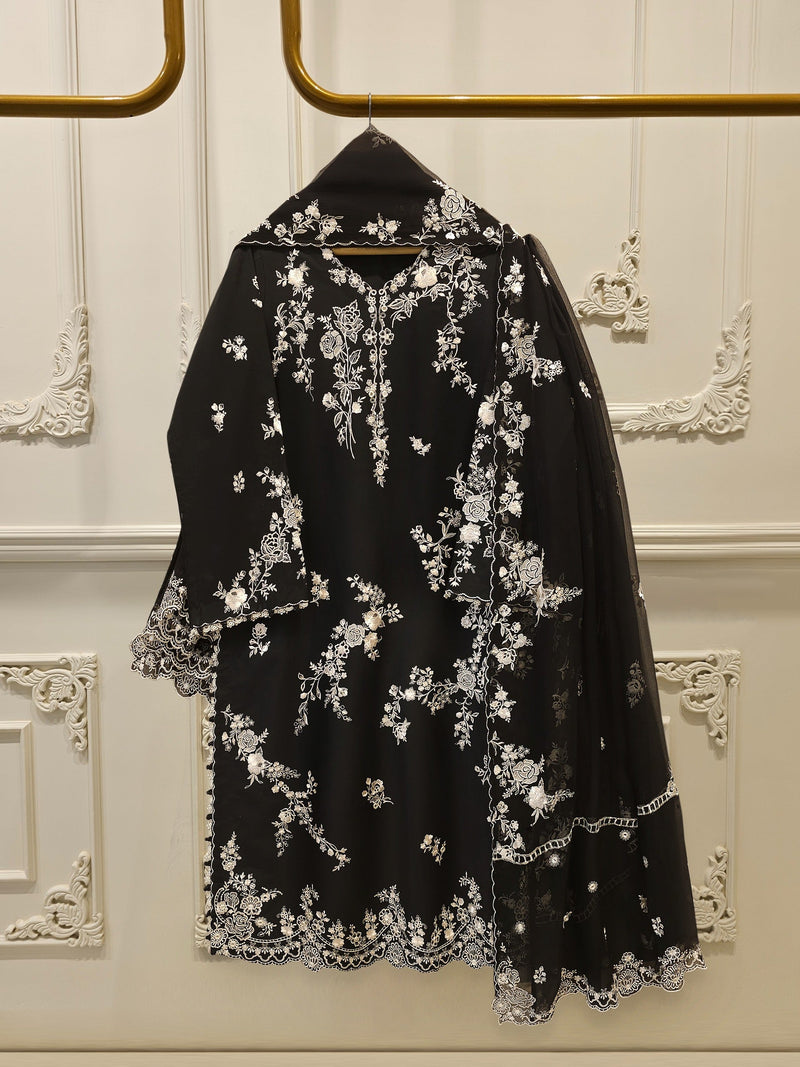 2 Piece - Embroidered Cambric Suit Ws00315