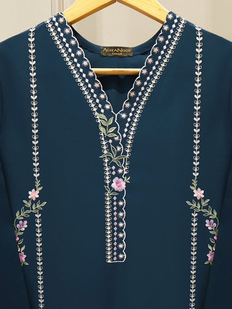 2 Piece - Embroidered Cambric Suit S114433