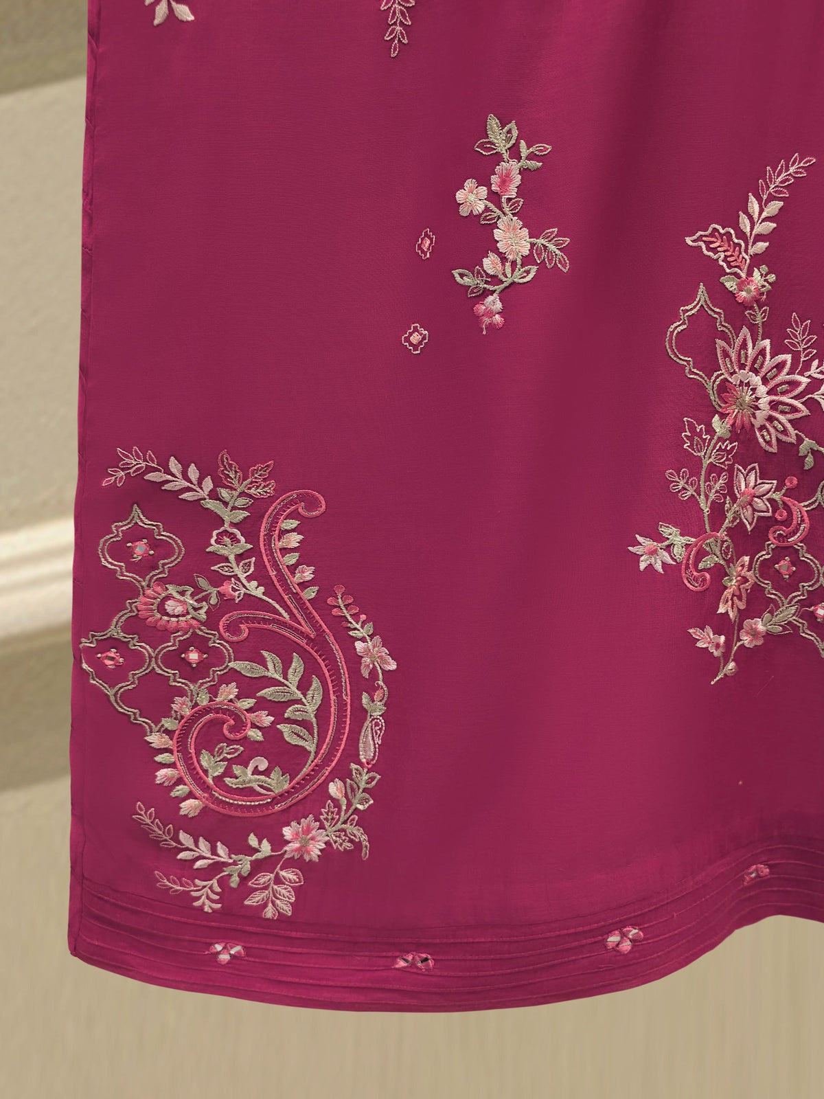 Embroidered Kora  Cotton Shirt S114471