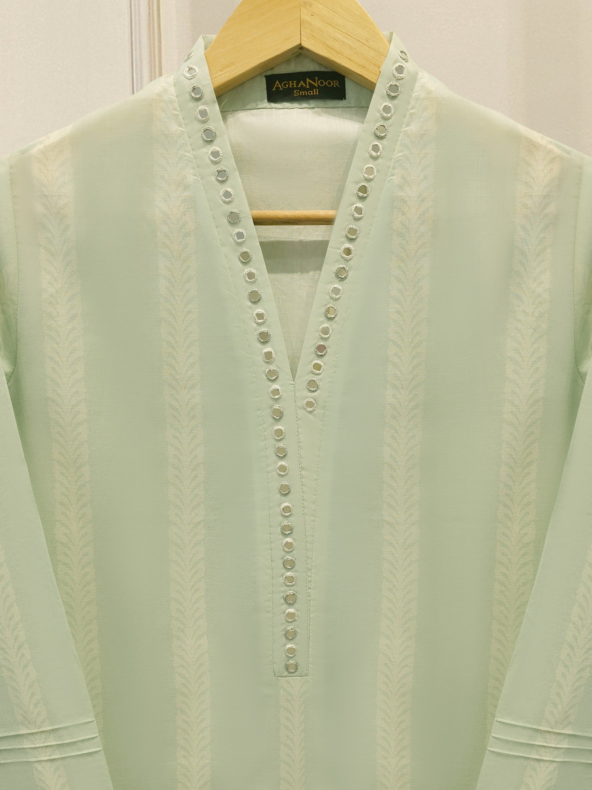 Digital Printed Cambric Shirt S114489