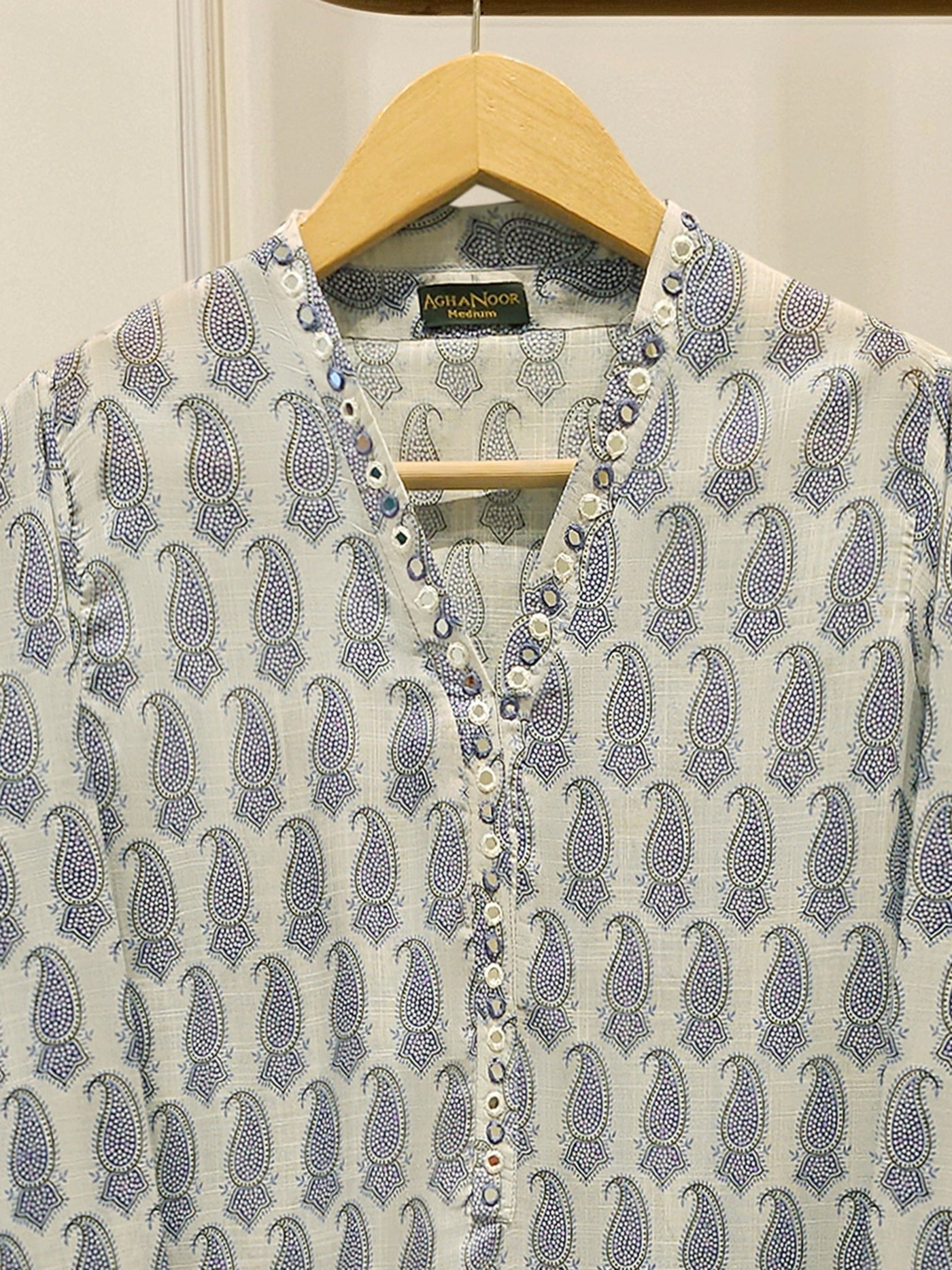 Digital Printed Cambric Shirt S114487