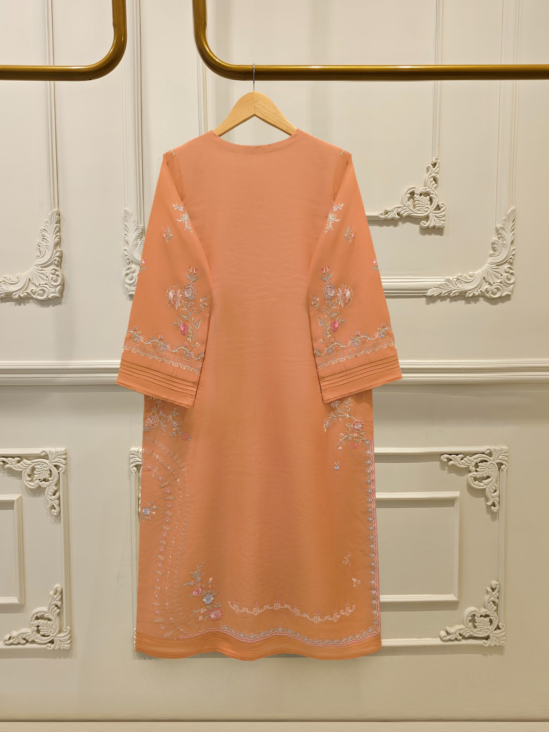 Embroidered Kora  Cotton Shirt S114483
