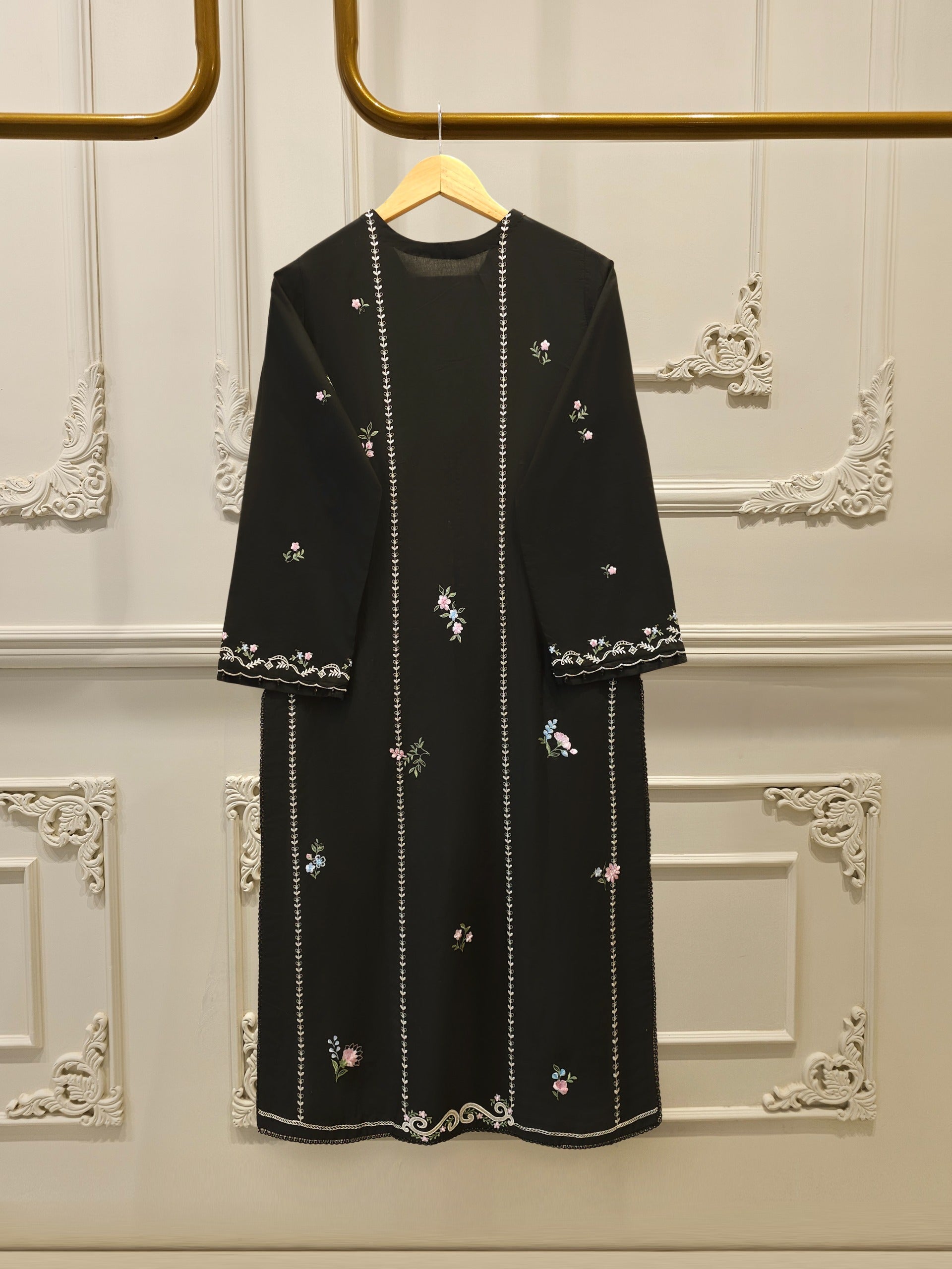2 Piece - Embroidered Cambric Suit S114505