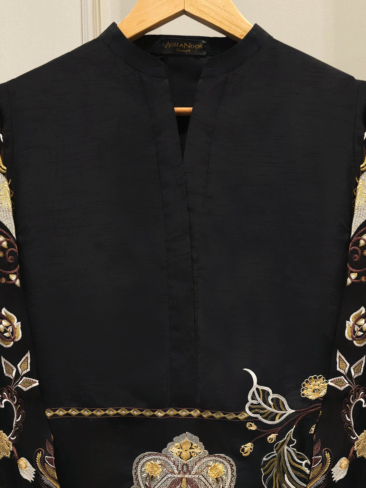 2 Piece - Pure Embroidered Korean Silk Suit S114564
