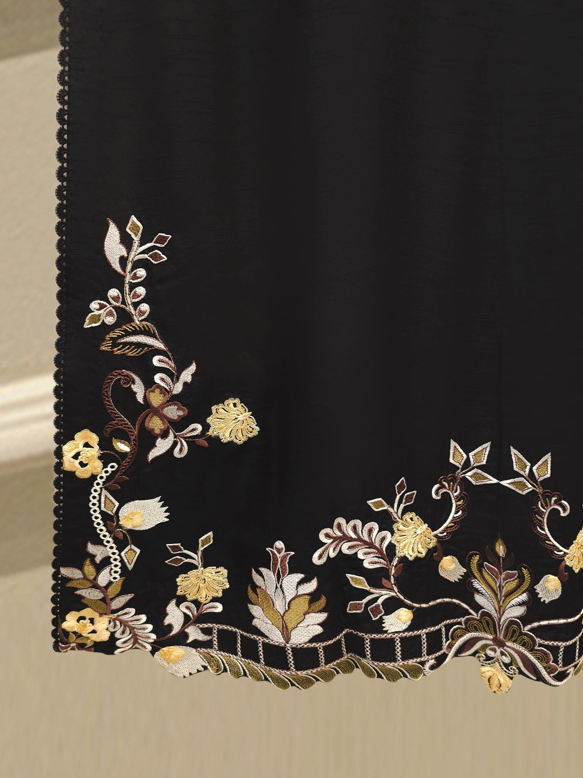 2 Piece - Pure Embroidered Korean Silk Suit S114564