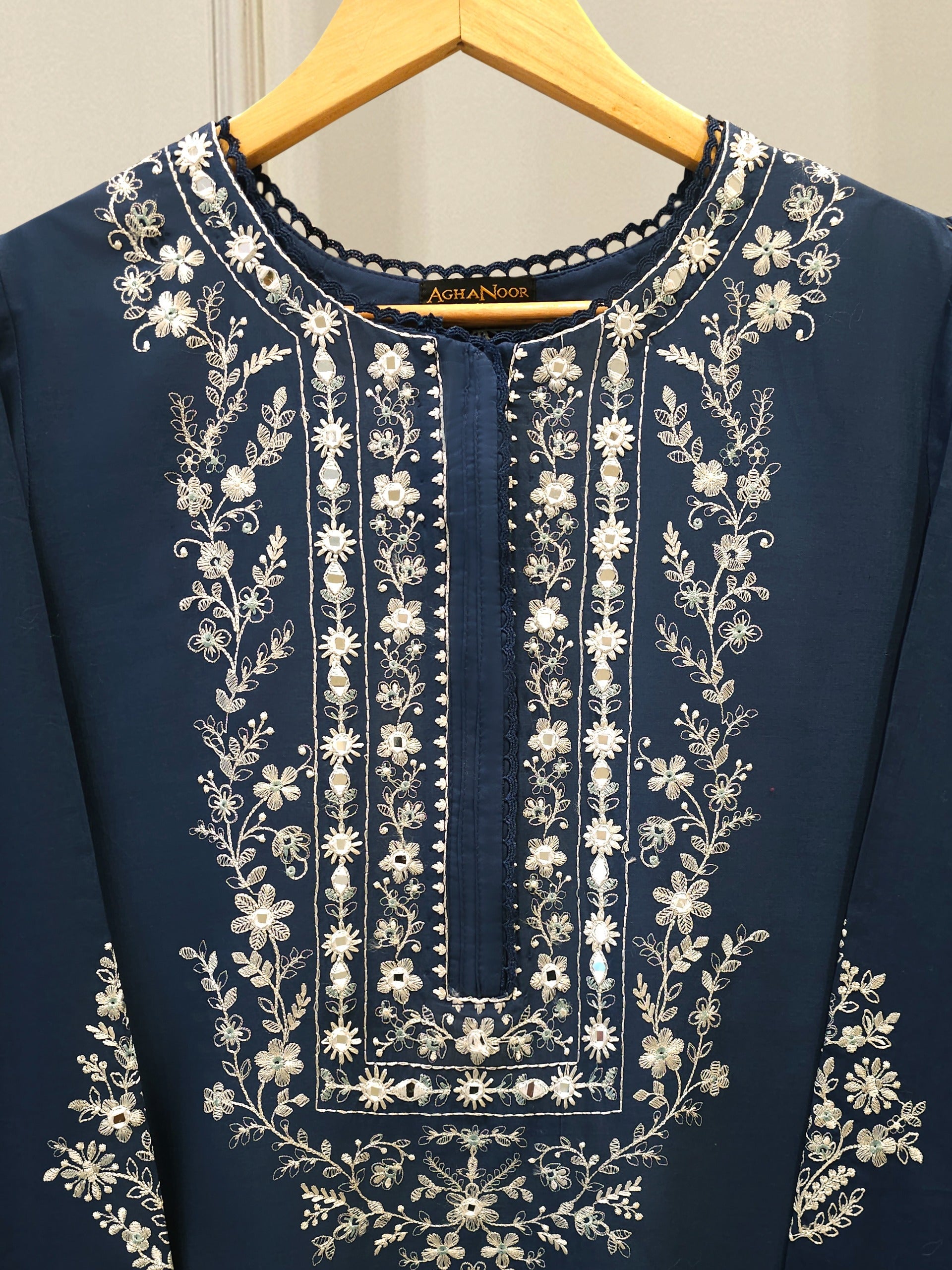 2 Piece - Embroidered Cambric Suit S114705