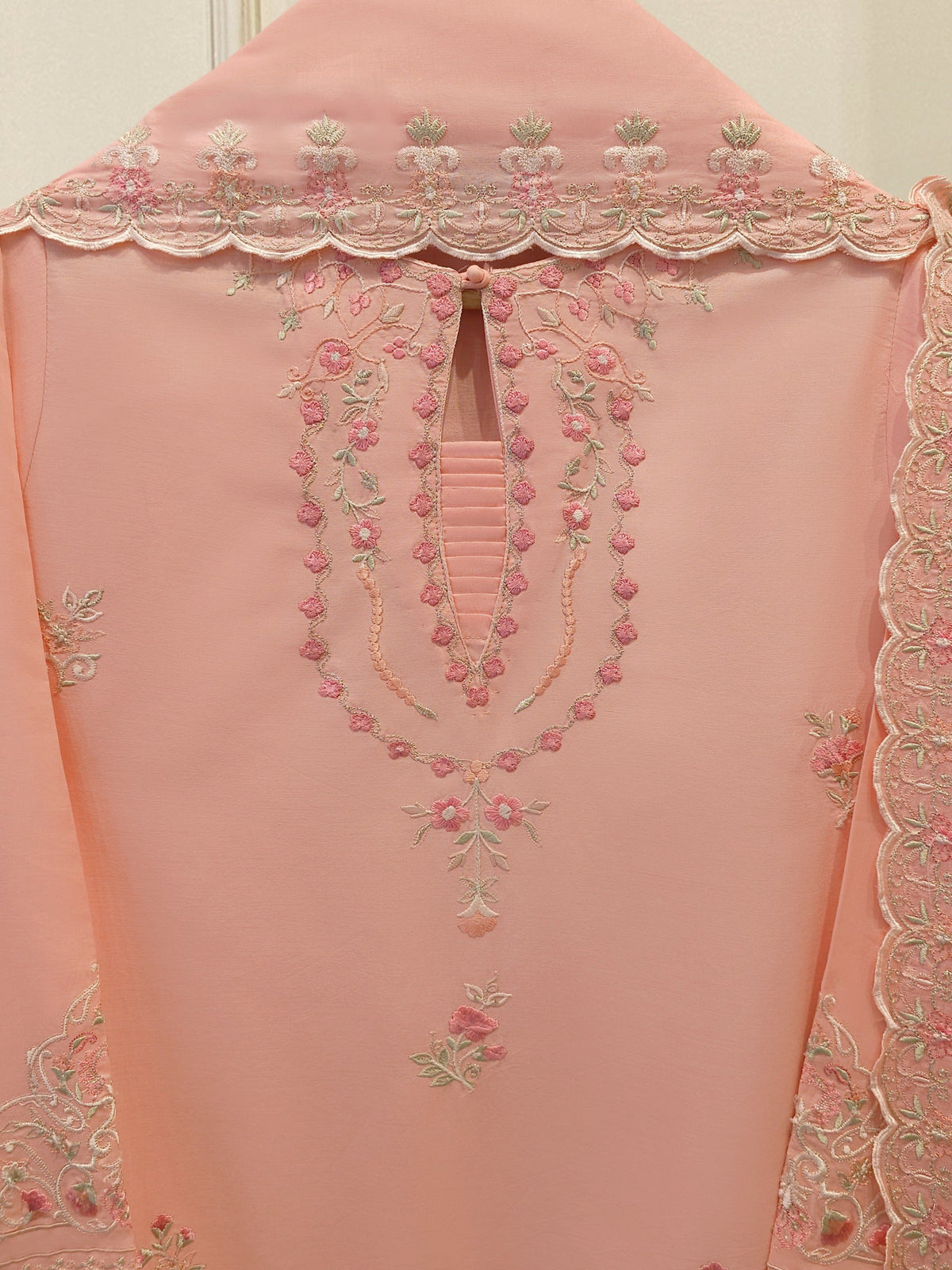 3 Piece - Embroidered Cambric Suit S114758