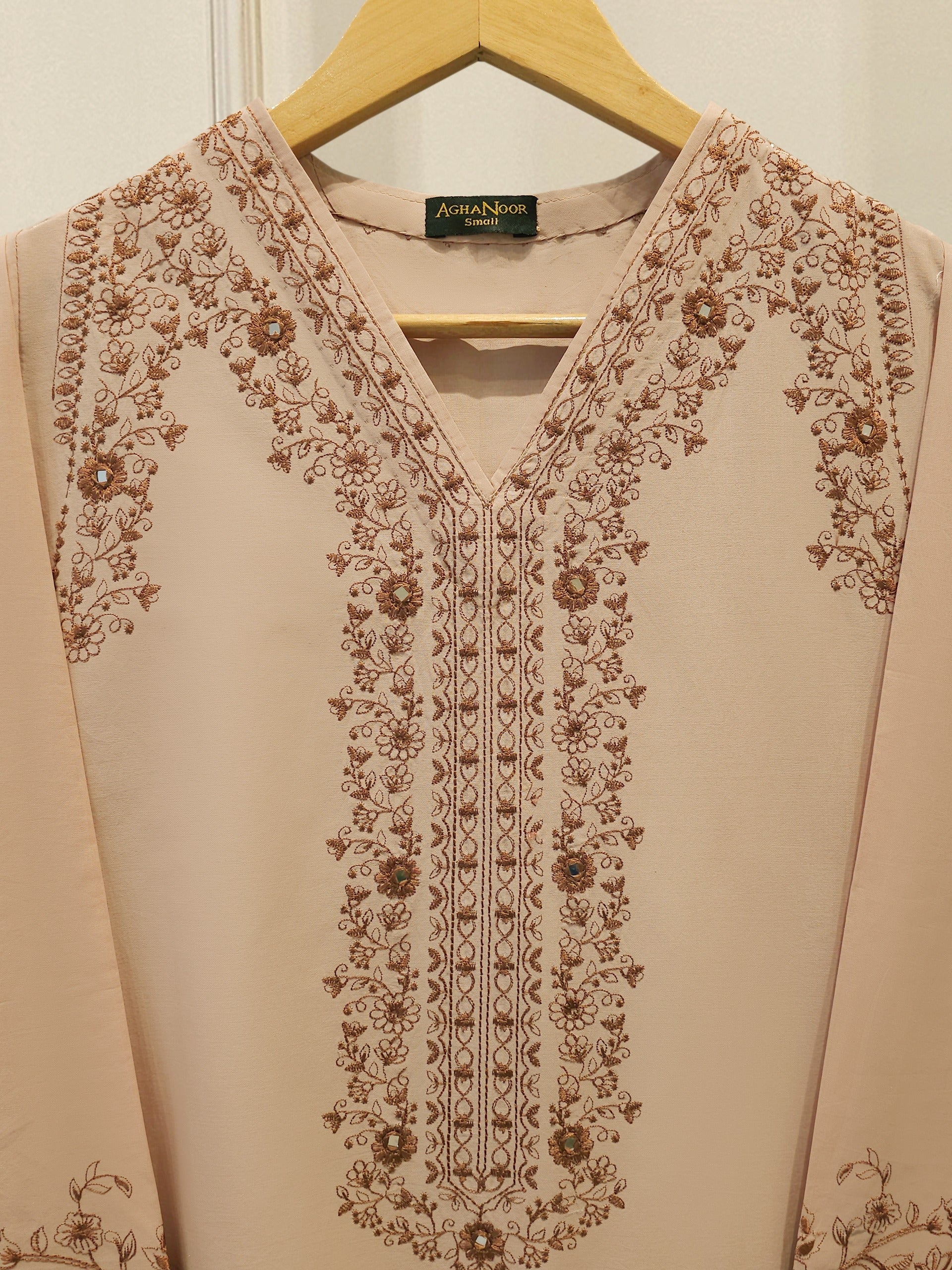 2 Piece - Embroidered Cambric Suit S114806