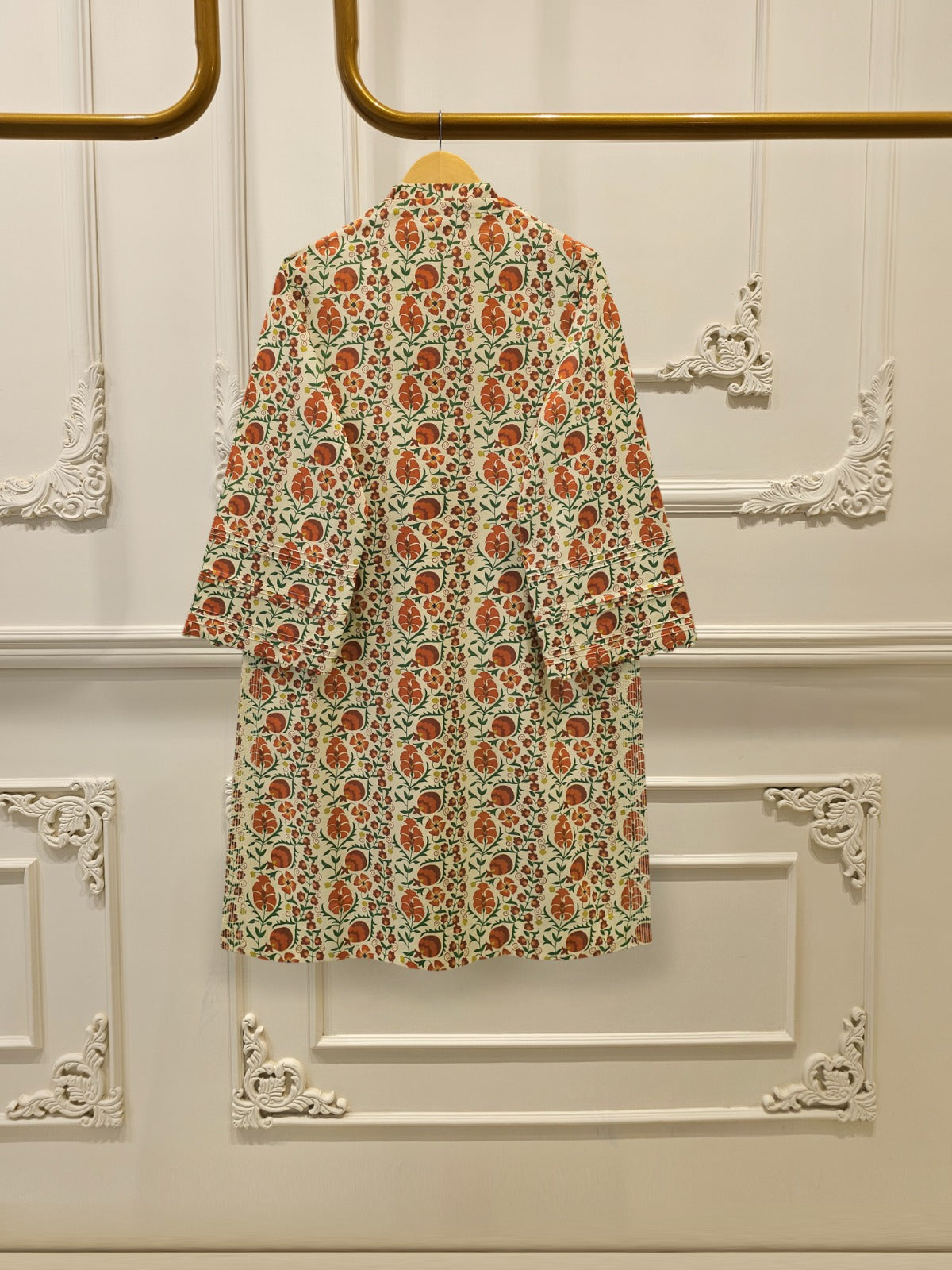 Elegant Digital Printed Cambric Shirt S114242