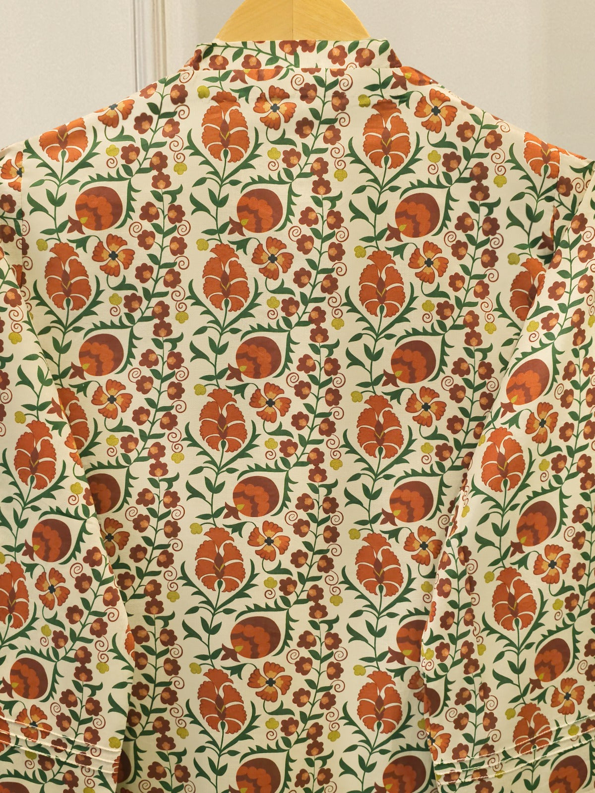 Elegant Digital Printed Cambric Shirt S114242