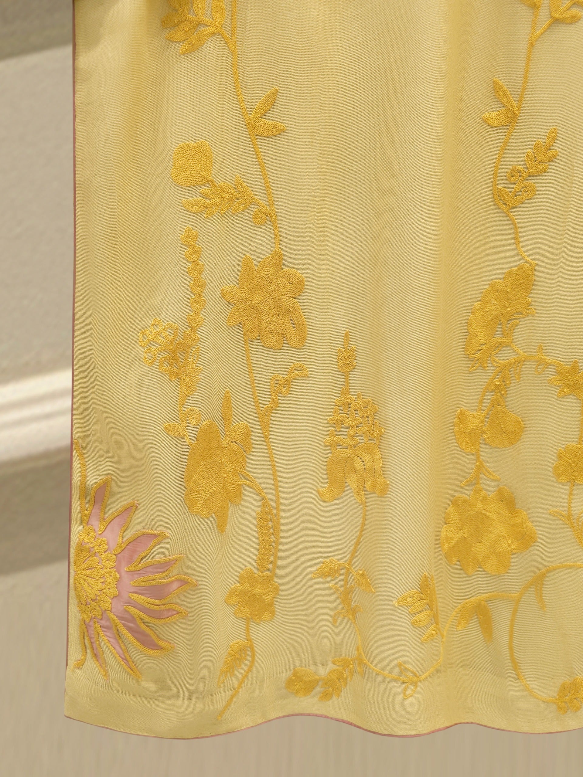 3 Piece - Pure Embroidered Cotton Net Suit S114819