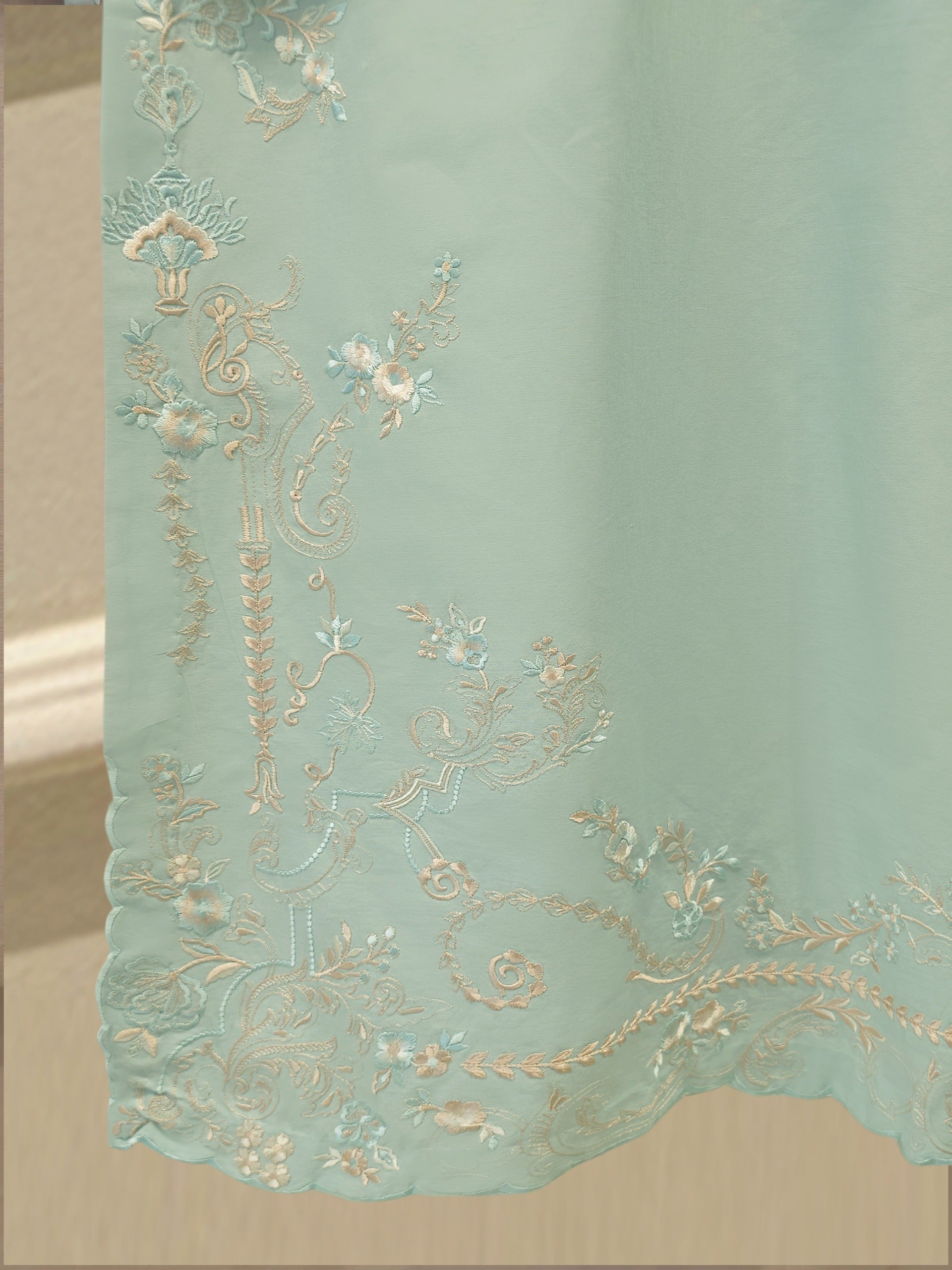 2 Piece - Embroidered Cambric Suit S115005