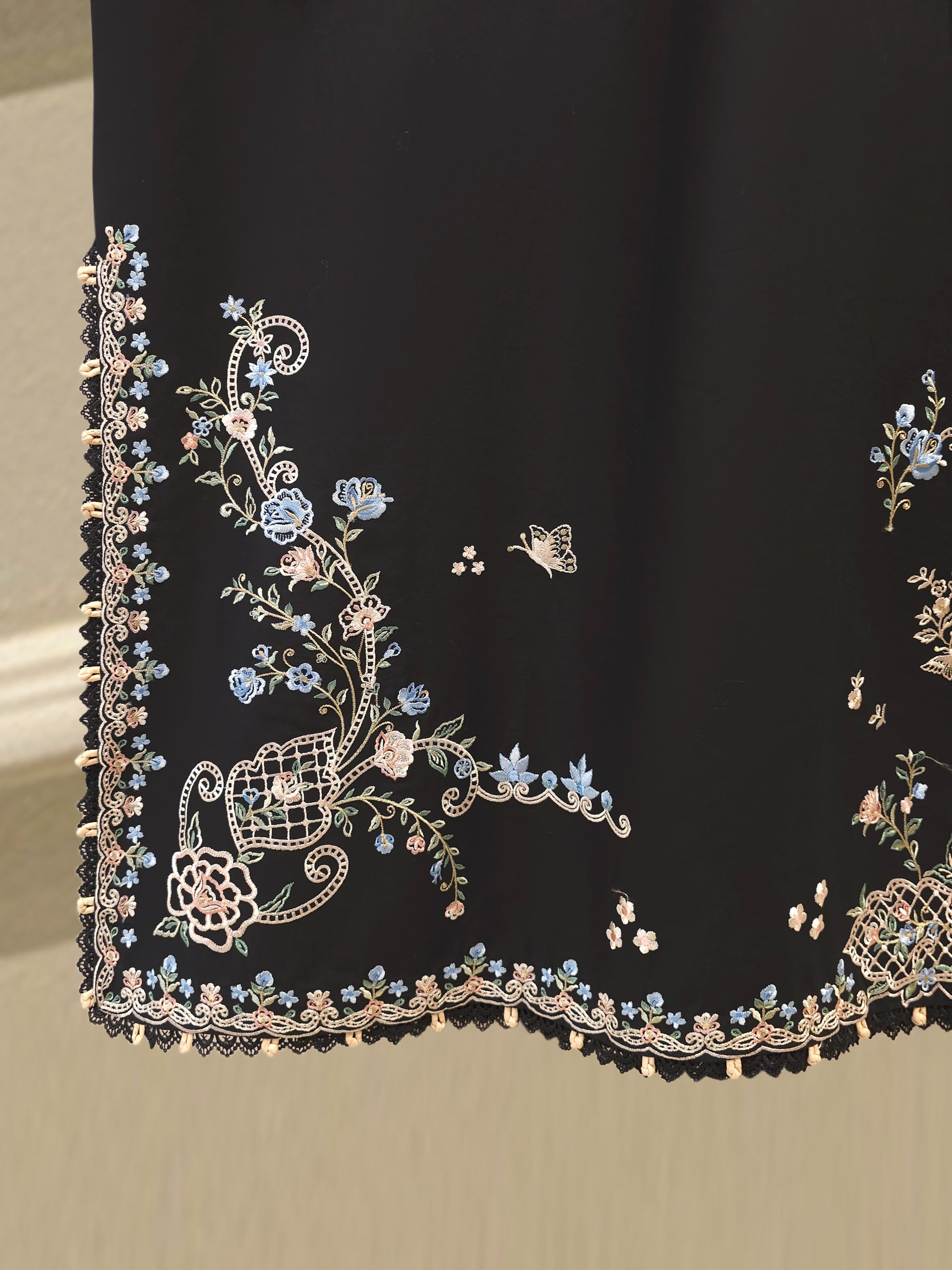 2 Piece - Embroidered Cambric Suit S115006