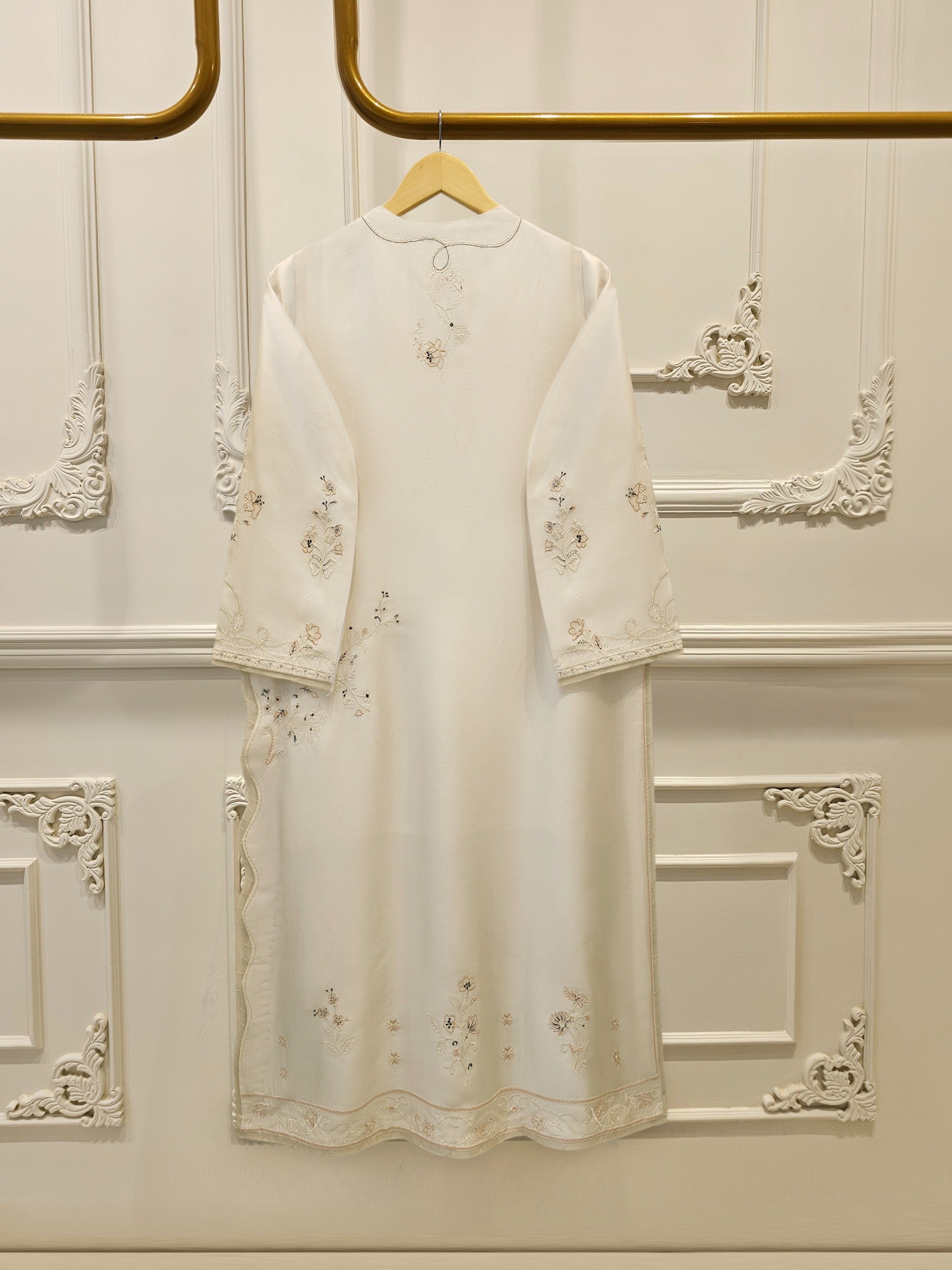 2 Piece- Pure Shisha Silk Embroidered Suit S114985