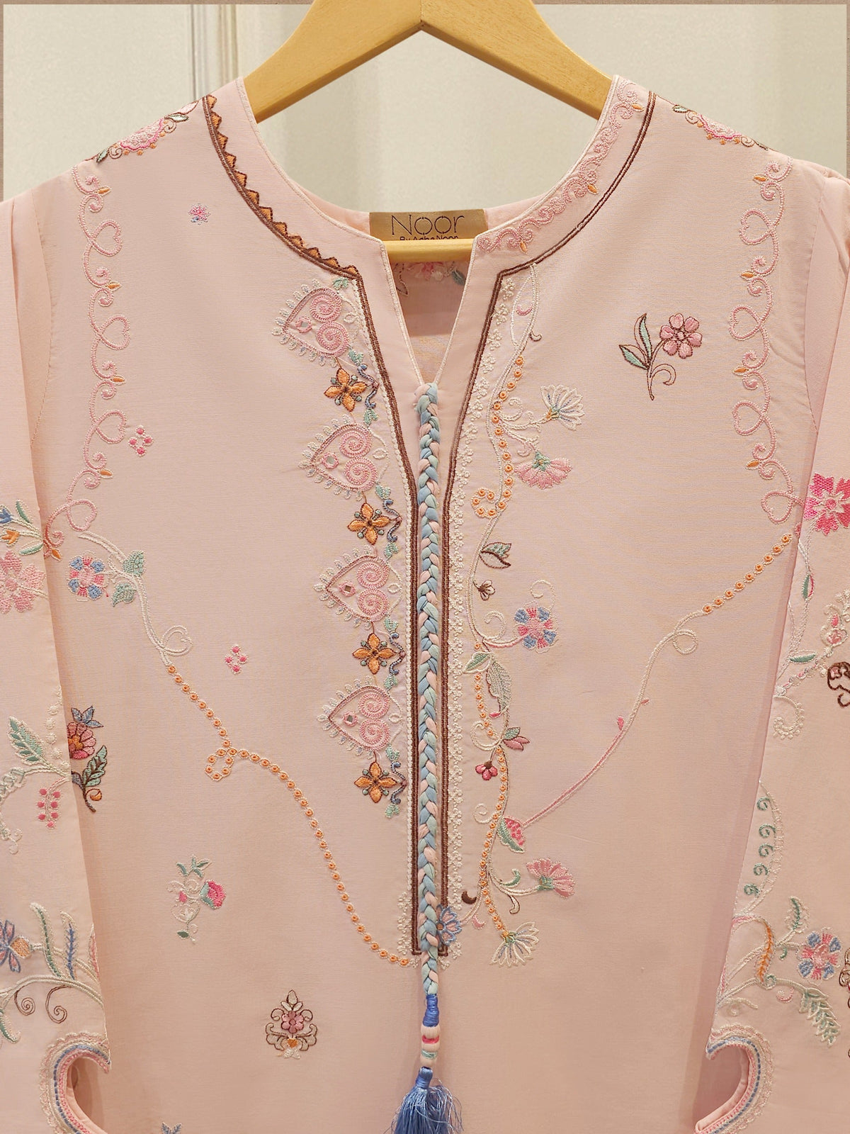 2 Piece - Embroidered Cambric Suit WS00398