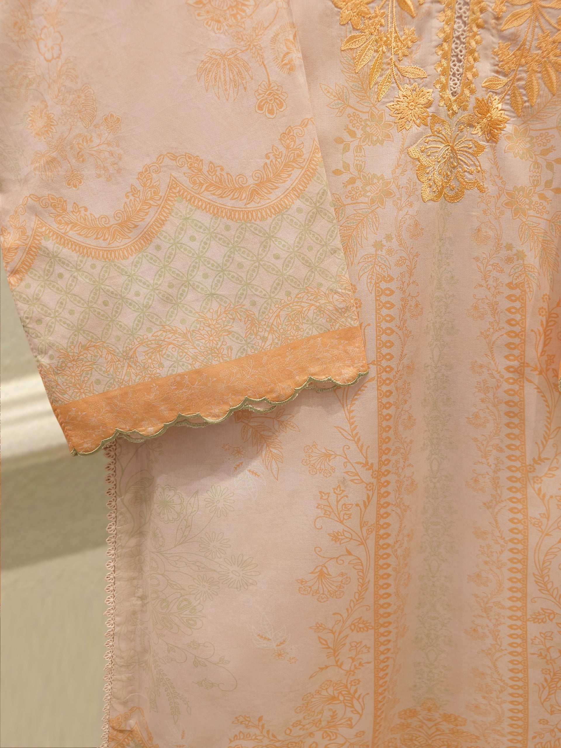 2 Piece Digital Printed Embroidered Lawn Suit S115159