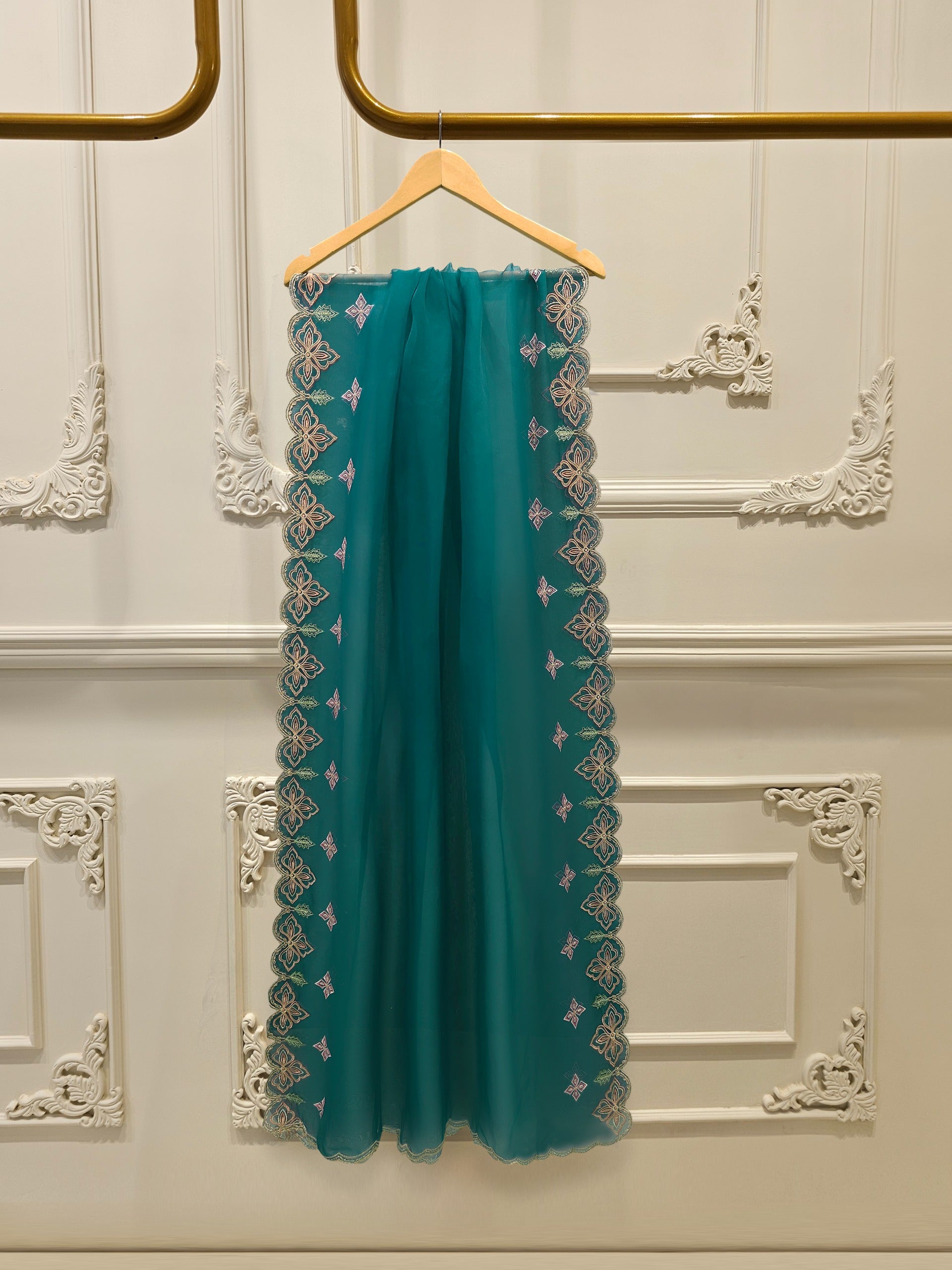 2 Piece - Pure Khaddi Silk Embroidered  Suit S115176