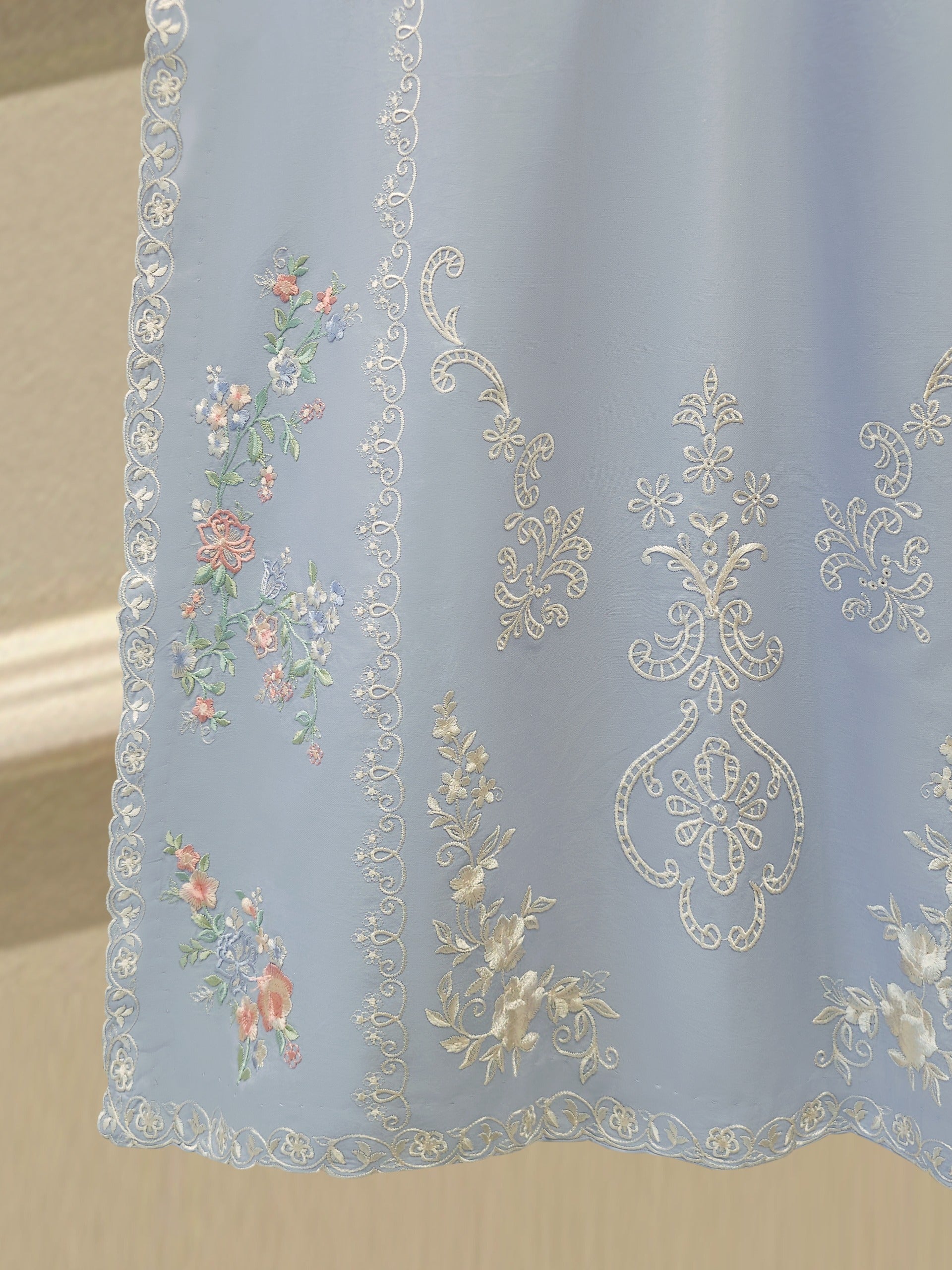 2 Piece - Embroidered Cambric Suit S115199