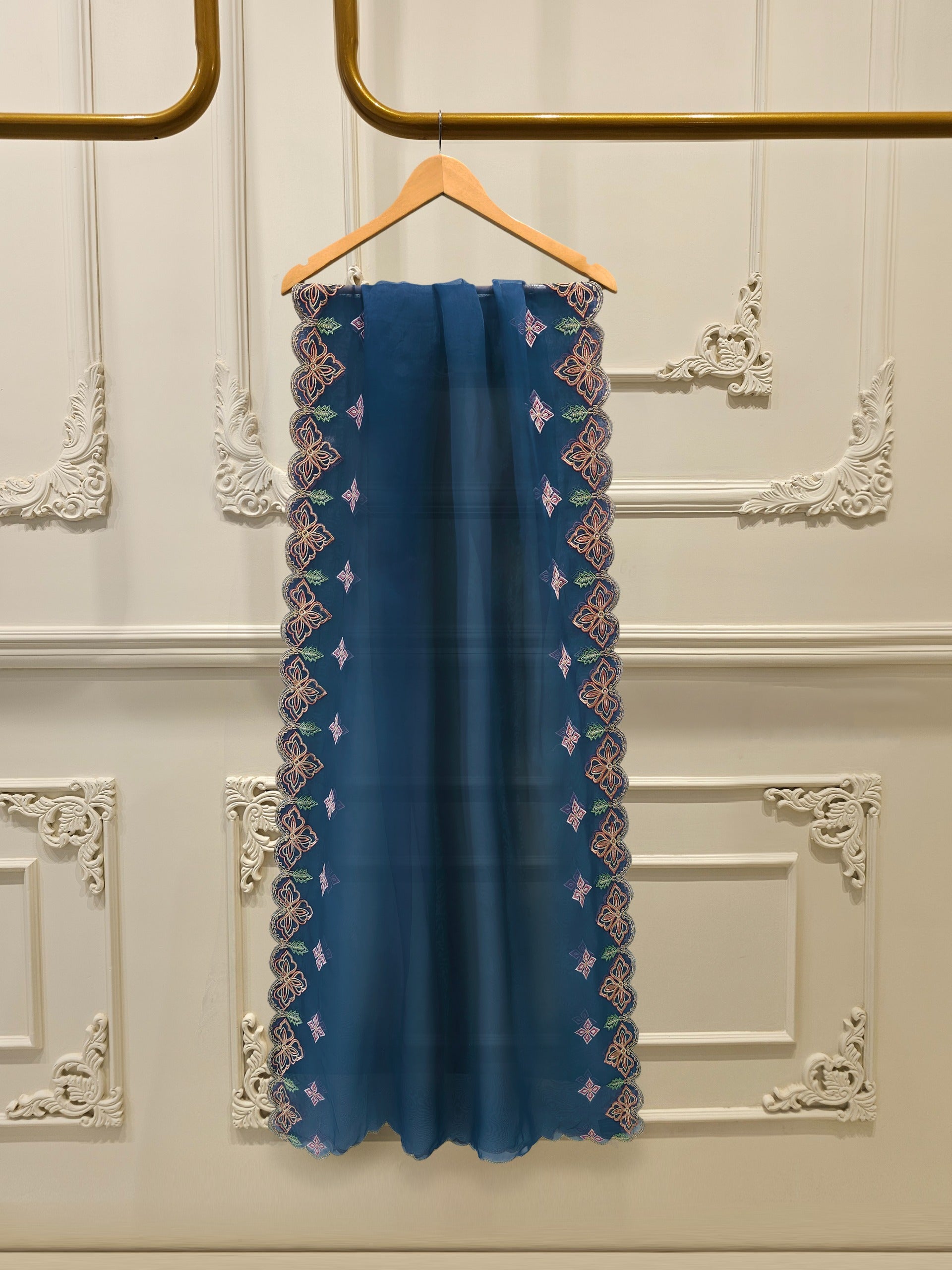 3 Piece - Pure Khaddi Silk Embroidered  Suit S115233