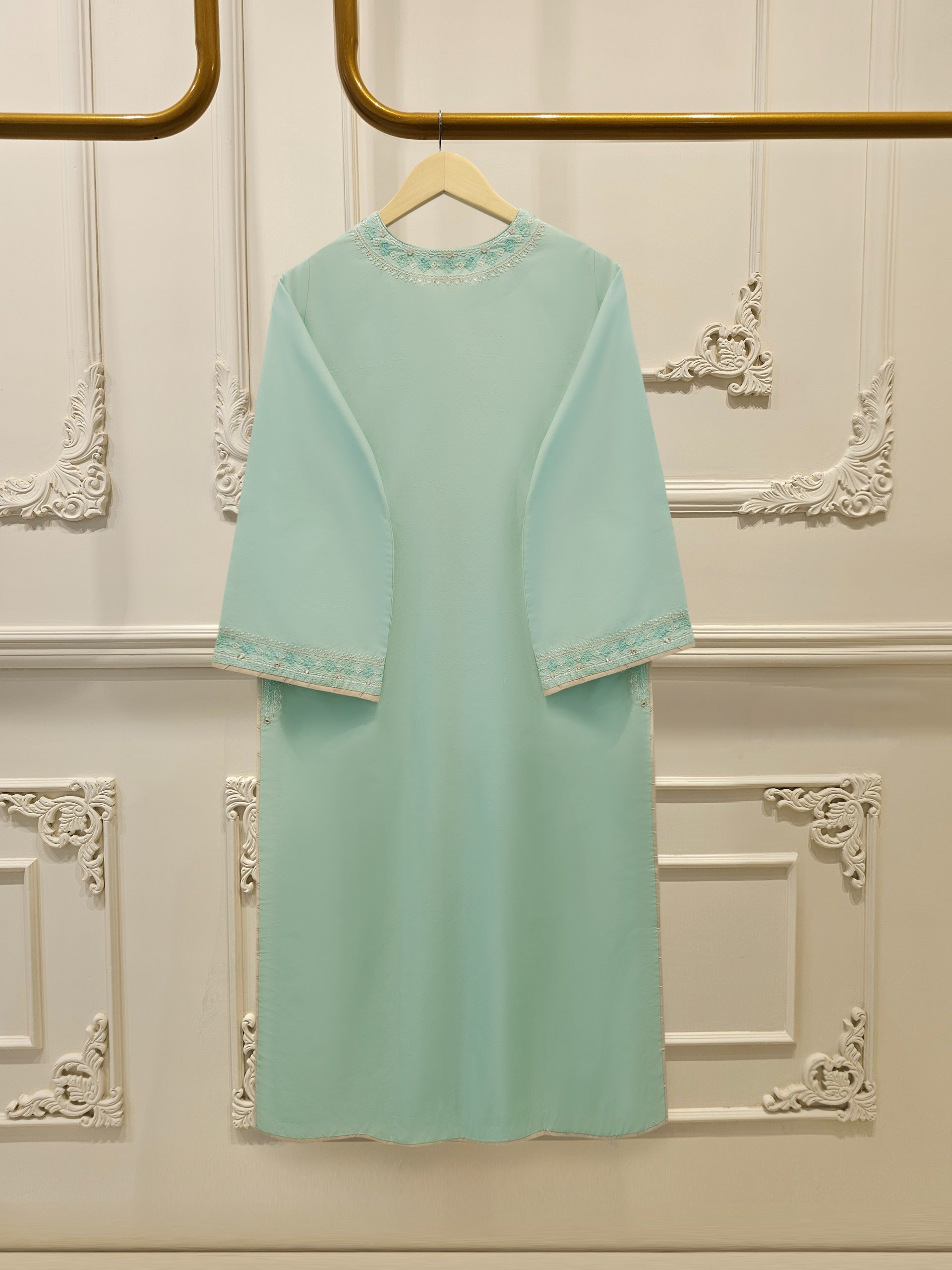 2 Piece - Embroidered Cambric Suit S115334