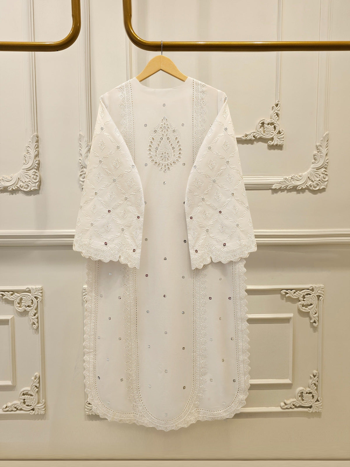 3-Piece Embroidered Cambric Suit S115355