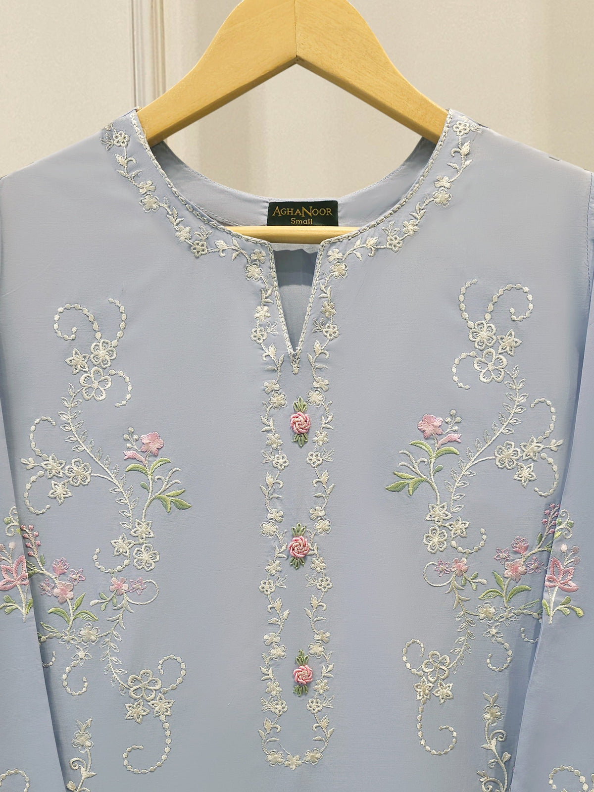 2 Piece - Embroidered Cambric Suit S115387