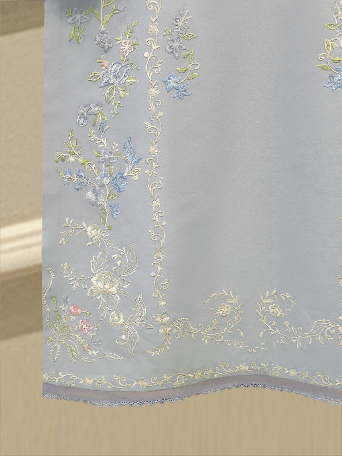 2 Piece - Embroidered Cambric Suit S115387