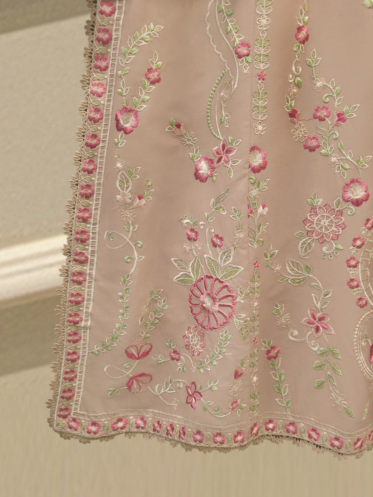 2 Piece - Embroidered Cambric Suit S115397