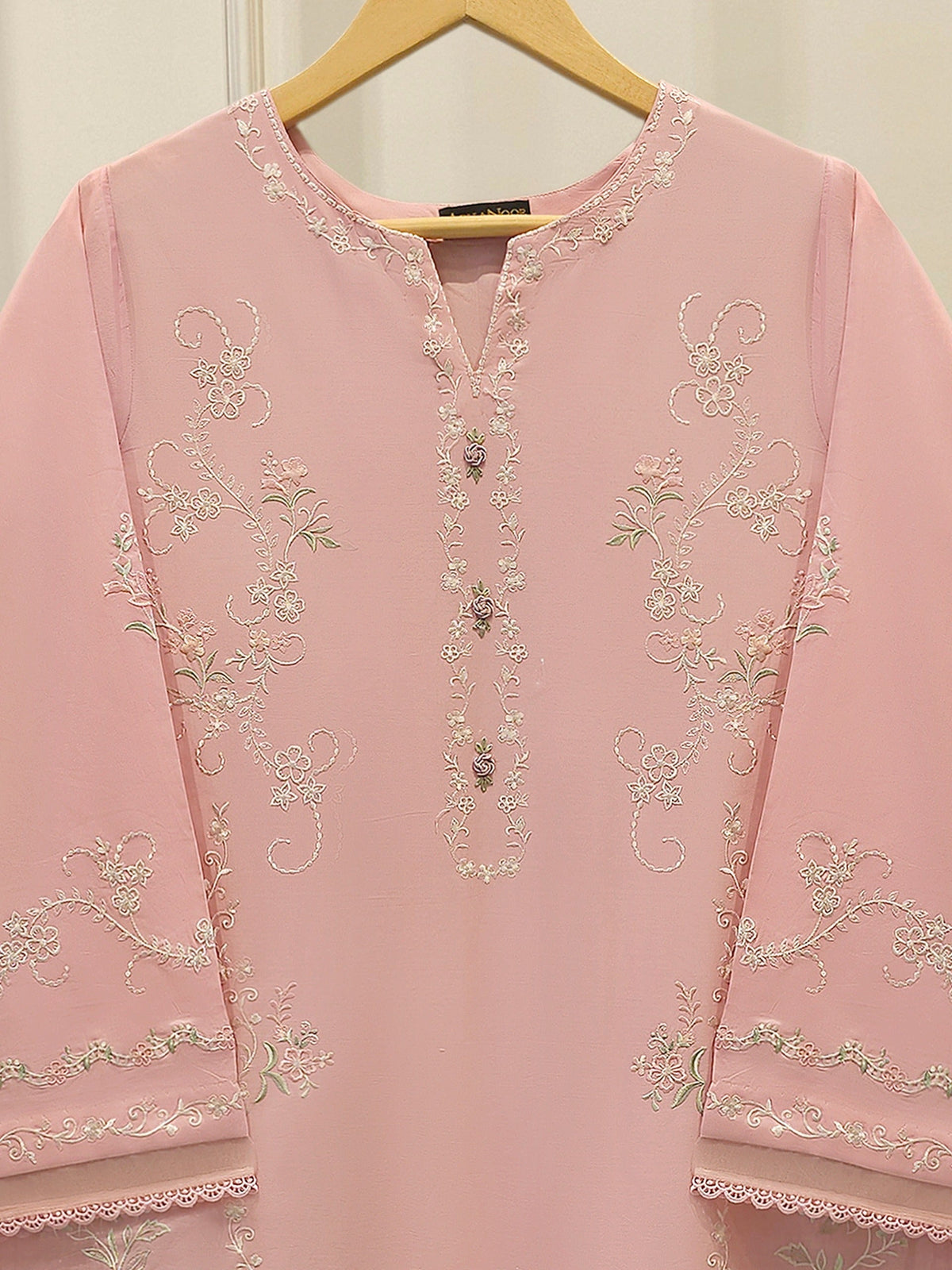 2 Piece - Embroidered Cambric Suit S115411