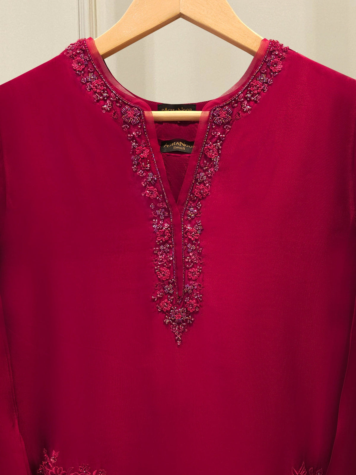 2 Piece- Pure Sheesha Silk Embroidered Suit S115527