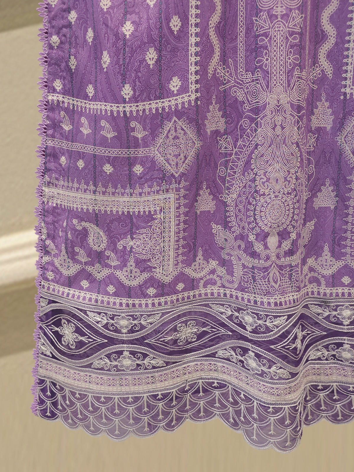 2 Piece - Embroidered Cambric Suit S115553