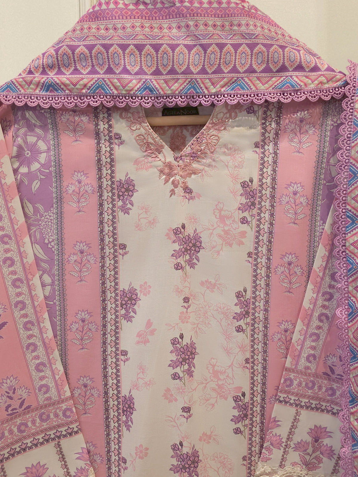 2 Piece - Digital printed Cambric Suit S115572