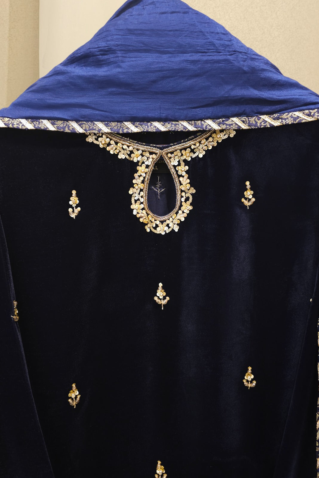 Alita Navy Velvet