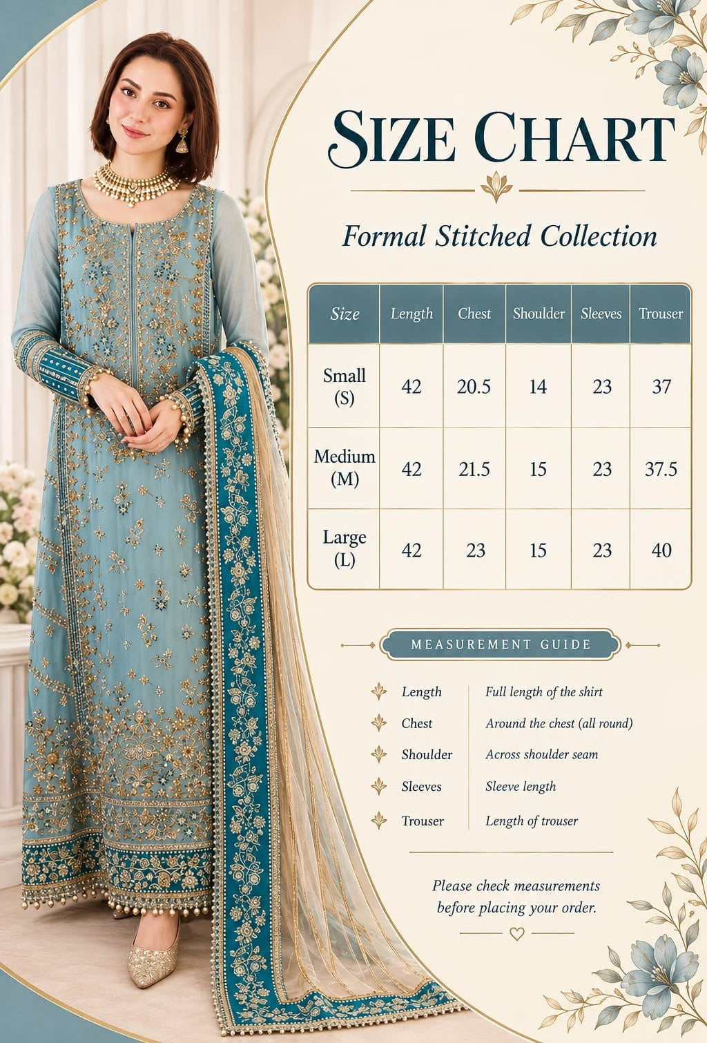 Charizma Dastan-E-Jashan DJ5-08 Embroidered Chiffon Unstitched / Stitched 3Pc Suit PA - 235
